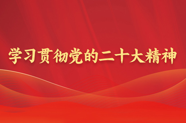學習貫徹黨的二十大精神